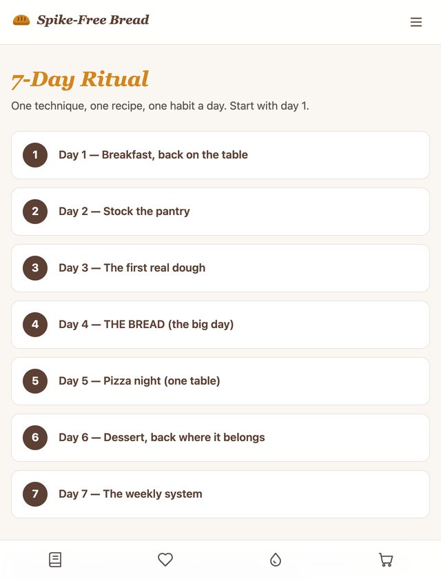 7-Day Bread & Coffee Ritual mockup